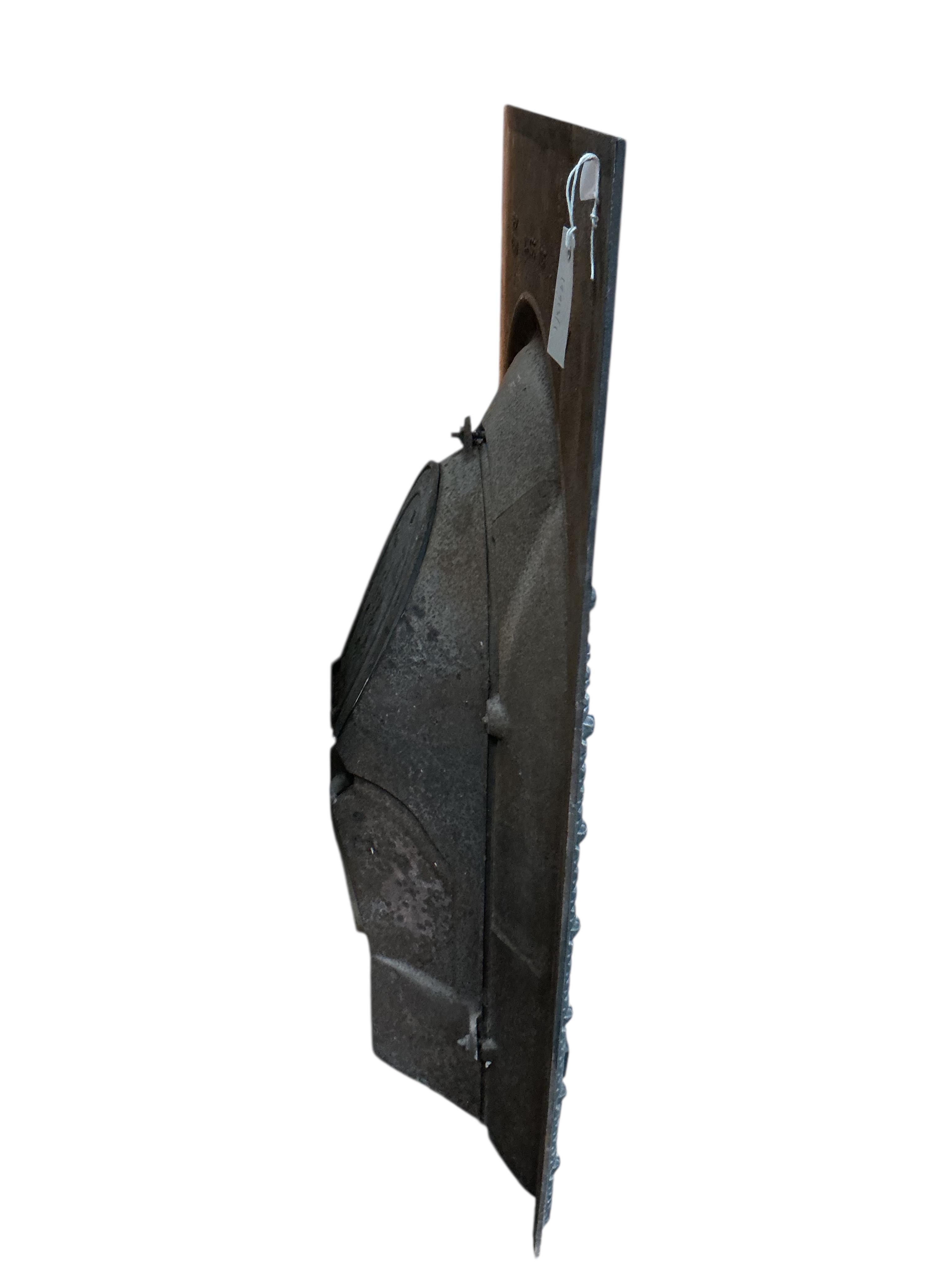 A Victorian cast iron fireplace, width 61cm, height 92cm